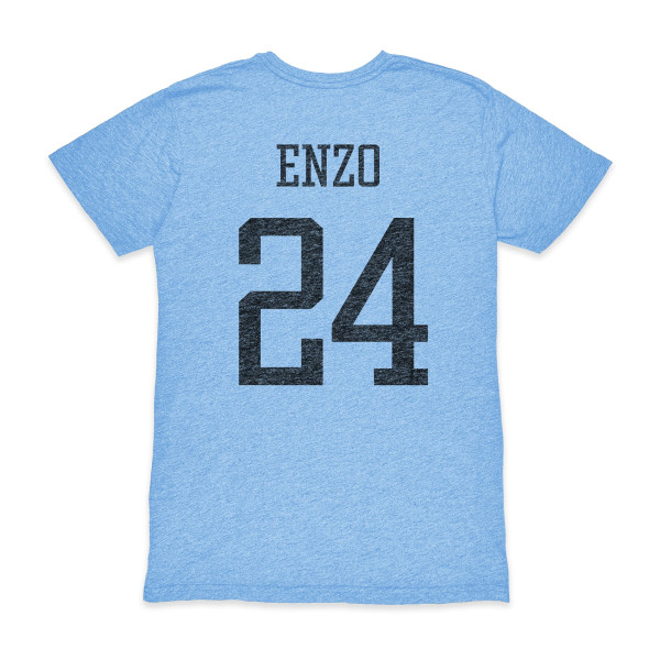 Футболка Enzo Fernández Argentina National Team 1863FC Vintage Tri-Blend - Light Blue