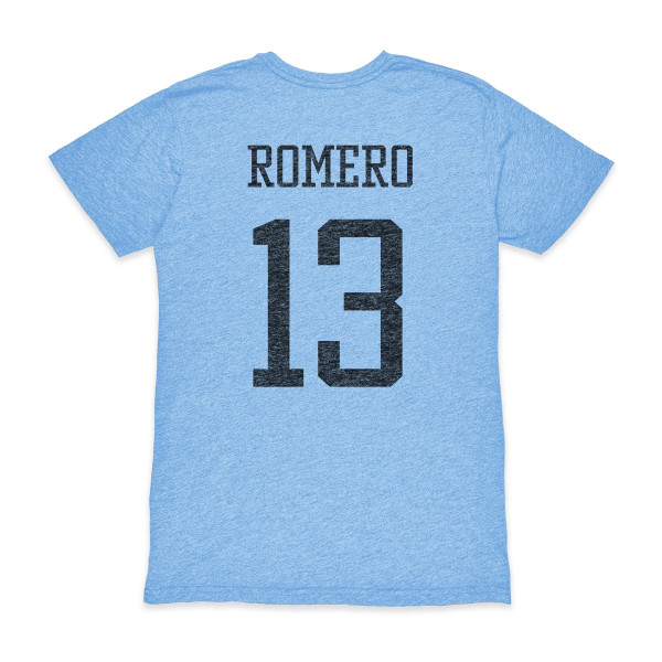 Футболка Cristian Romero Argentina National Team 1863FC Vintage Tri-Blend - Light Blue