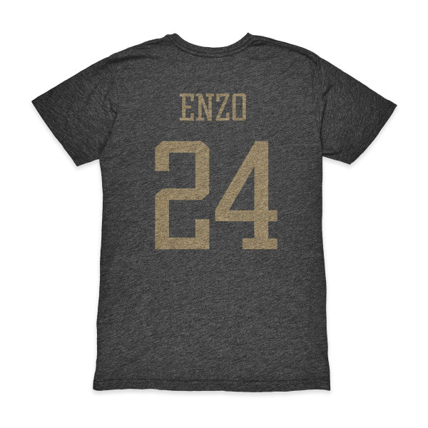 Футболка Enzo Fernández Argentina National Team 1863FC Vintage Tri-Blend - Black