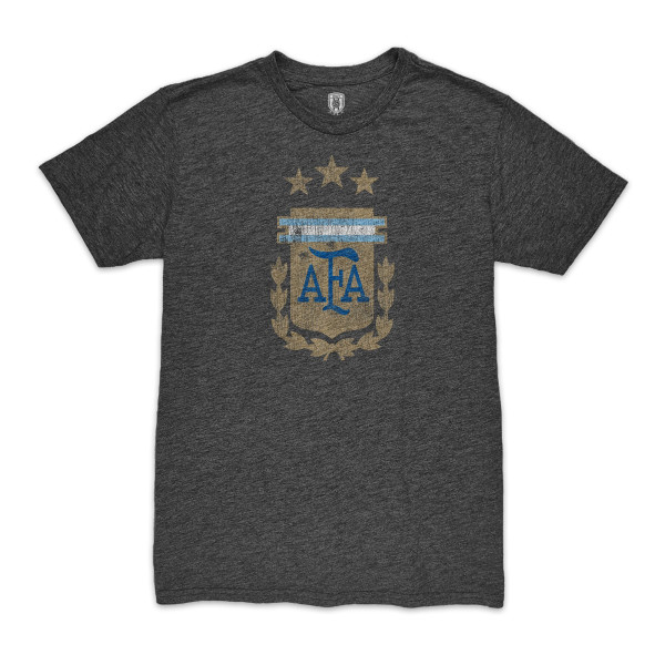 Футболка Alejandro Garnacho Argentina National Team 1863FC Vintage Tri-Blend - Black