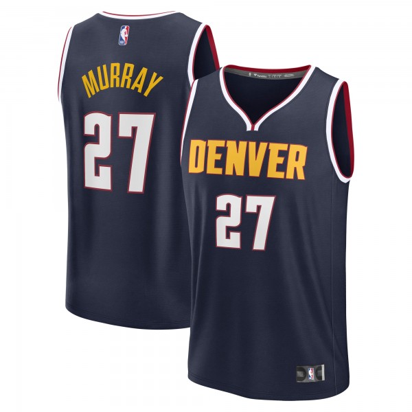 Джерси Denver Nuggets Jamal Murray Fanatics Navy Fast Break Replica Player - Icon Edition
