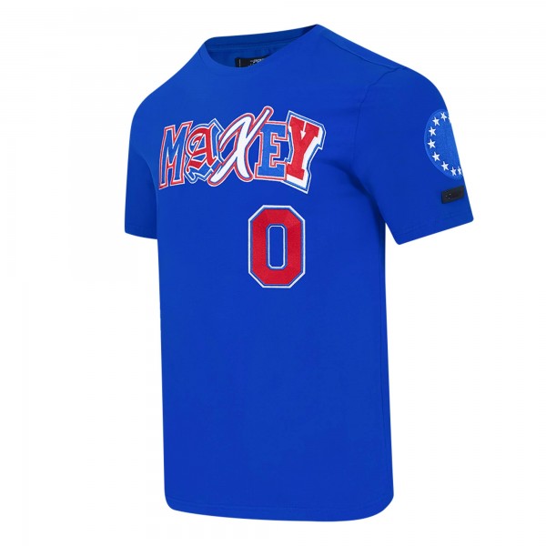 Philadelphia 76ers Tyrese Maxey Pro Standard Royal City Ransom T-Shirt