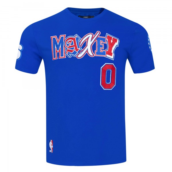 Philadelphia 76ers Tyrese Maxey Pro Standard Royal City Ransom T-Shirt
