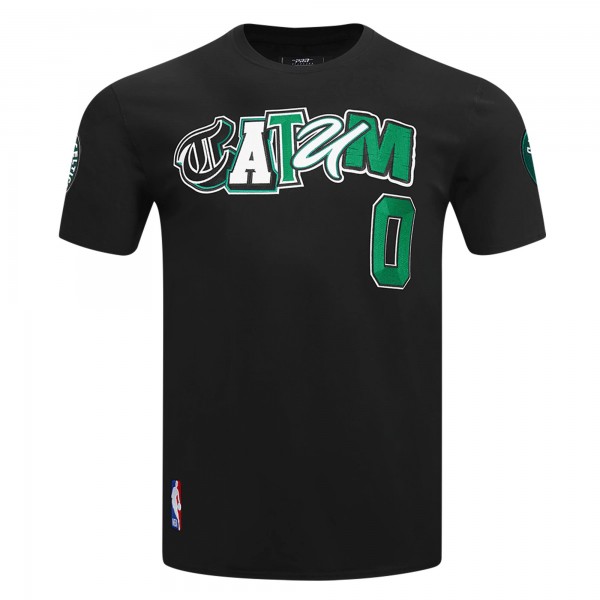 Boston Celtics Jayson Tatum Pro Standard Black City Ransom T-Shirt