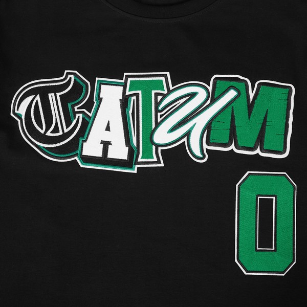 Boston Celtics Jayson Tatum Pro Standard Black City Ransom T-Shirt