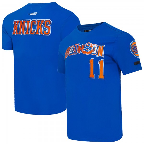Футболка Jalen Brunson New York Knicks Pro Standard City Ransom - Blue