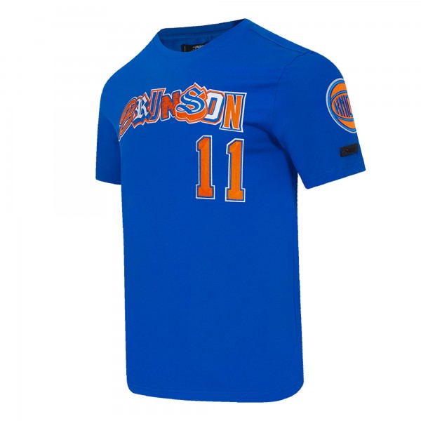 Футболка Jalen Brunson New York Knicks Pro Standard City Ransom - Blue