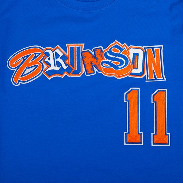 Футболка Jalen Brunson New York Knicks Pro Standard City Ransom - Blue
