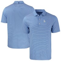 Los Angeles Dodgers Cutter & Buck Royal Forge Eco Double Stripe Stretch Recycled Polo