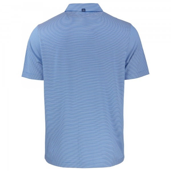 Los Angeles Dodgers Cutter & Buck Royal Forge Eco Double Stripe Stretch Recycled Polo