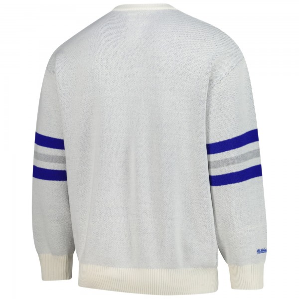 Los Angeles Dodgers Mitchell & Ness Cream Retro Pullover Sweater