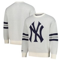 Свитер New York Yankees Mitchell & Ness Cream Retro