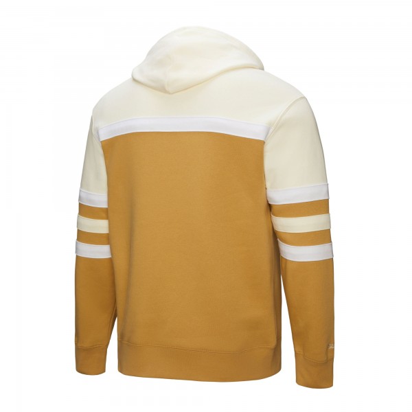 Толстовка New York Yankees Mitchell & Ness Tan/Cream Head Coach