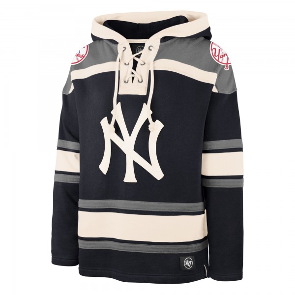 Толстовка New York Yankees 47 Navy Superior Lacer