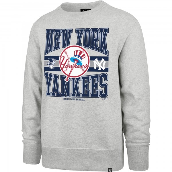 Кофта New York Yankees 47 Gray Letters Headline