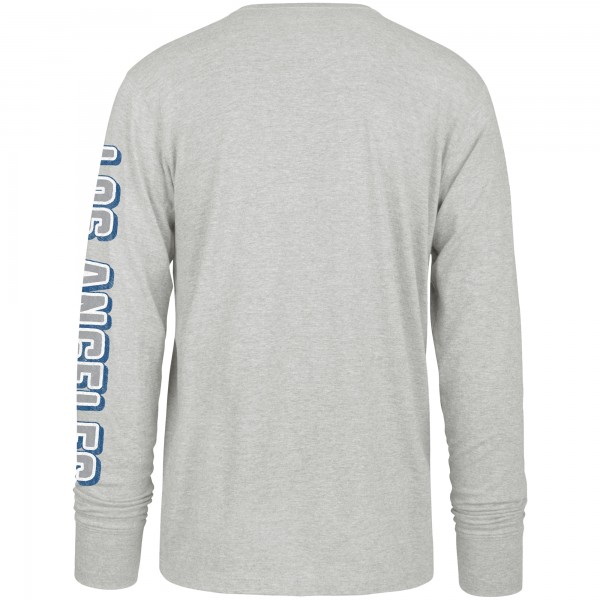 Los Angeles Dodgers 47 Gray Fair Ball Franklin Long Sleeve T-Shirt