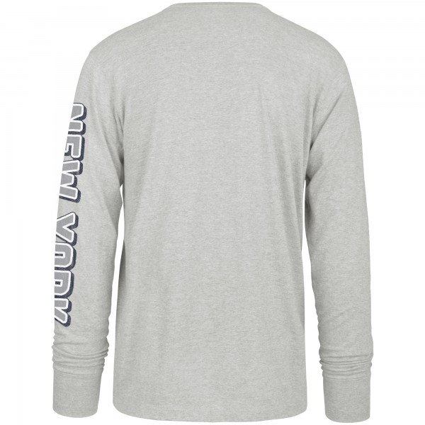 New York Yankees 47 Gray Fair Ball Franklin Long Sleeve T-Shirt