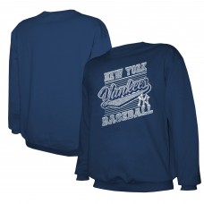 Кофта New York Yankees Stitches Navy Lightweight Crew