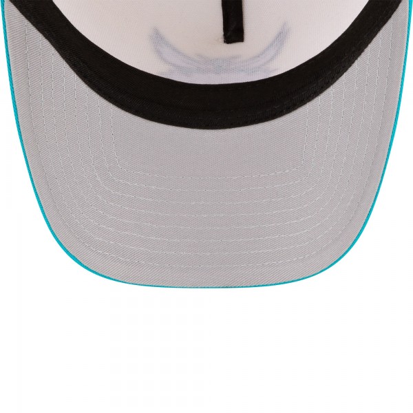 Бейсболка Charlotte Hornets New Era x Hyperfly Katakana Collection White/Teal A-Frame 9FORTY