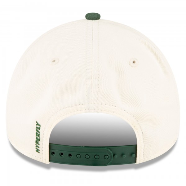 Бейсболка Milwaukee Bucks New Era x Hyperfly Katakana Collection White/Hunter Green A-Frame 9FORTY