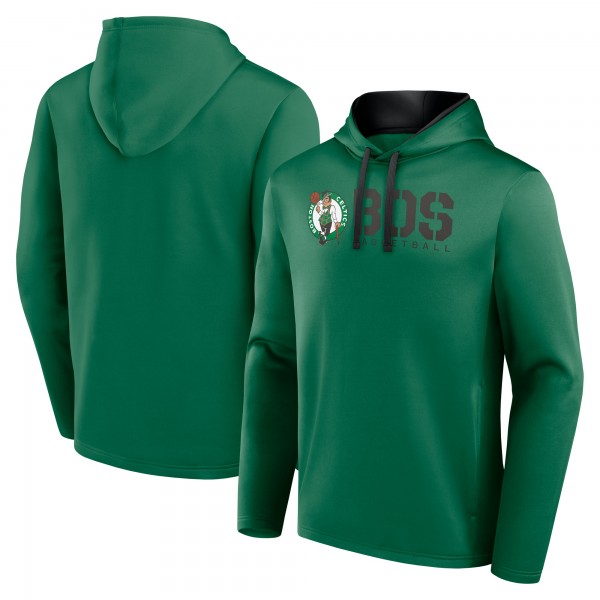 Boston Celtics Logo Athletic Kelly Green Head Start Pullover Hoodie