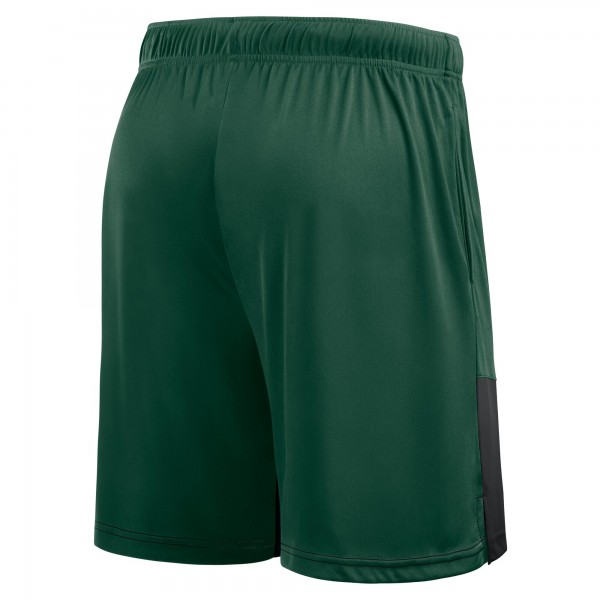 Milwaukee Bucks Logo Athletic Hunter Green Best of the Best Shorts