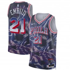 Джерси Unisex Philadelphia 76ers Joel Embiid Nike Navy 2025 Select Series Swingman Player