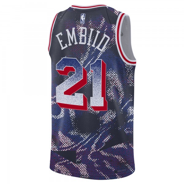 Джерси Unisex Philadelphia 76ers Joel Embiid Nike Navy 2025 Select Series Swingman Player