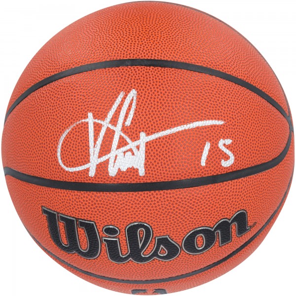 Vince Carter Toronto Raptors Autographed Fanatics Authentic Wilson Authentic Series Indoor/Outdoor Basketball