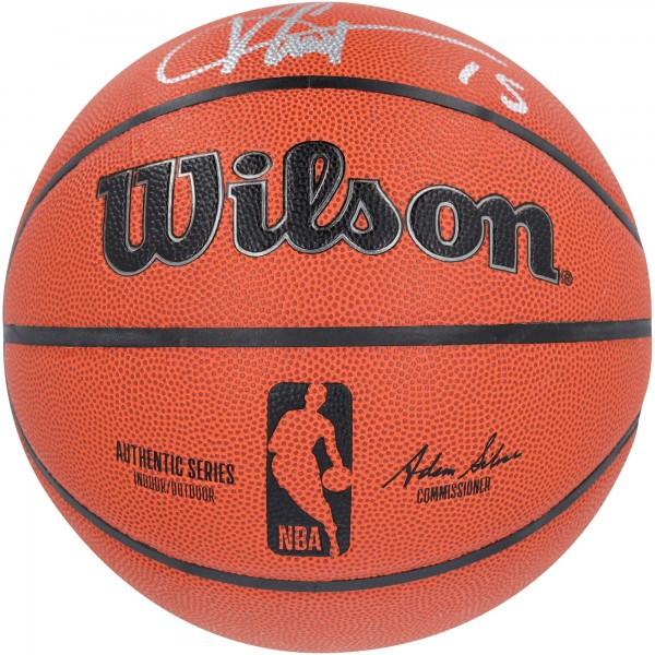 Vince Carter Toronto Raptors Autographed Fanatics Authentic Wilson Authentic Series Indoor/Outdoor Basketball