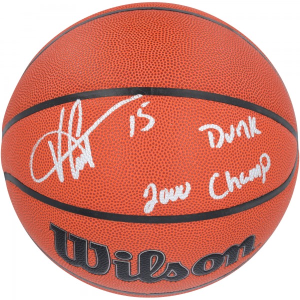 Vince Carter Toronto Raptors Autographed Fanatics Authentic Wilson Authentic Series Indoor/Outdoor Basketball with 2000 Dunk Champ Inscription