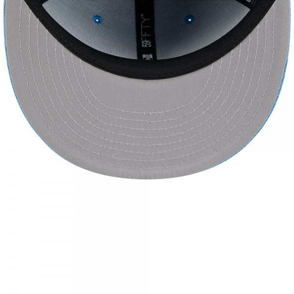 Бейсболка Los Angeles Dodgers New Era Light Blue City Connect Batting Practice 59FIFTY