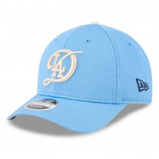Бейсболка Los Angeles Dodgers New Era Light Blue City Connect Batting Practice 9FORTY M-Crown