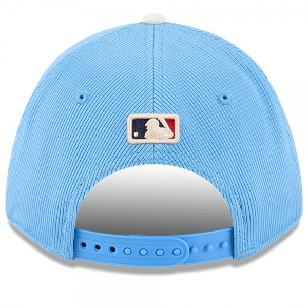 Бейсболка Los Angeles Dodgers New Era Light Blue City Connect Batting Practice 9FORTY M-Crown