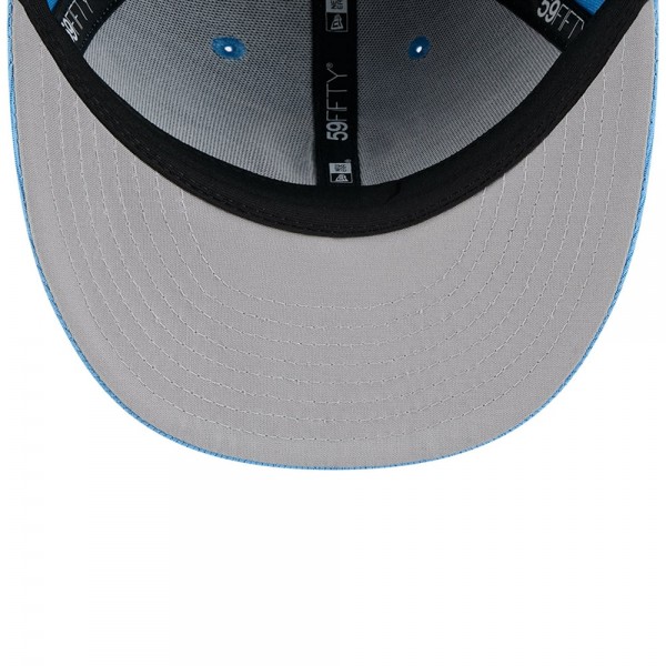 Бейсболка Los Angeles Dodgers New Era Light Blue City Connect Batting Practice Low Profile 59FIFTY