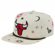 Бейсболка Chicago Bulls New Era Cream Lunar Golfer