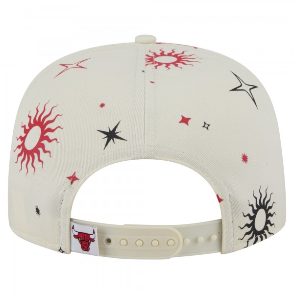 Бейсболка Chicago Bulls New Era Cream Lunar Golfer