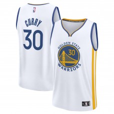 Игровая джерси Stephen Curry Golden State Warriors Fast Break Replica - Association Edition - White