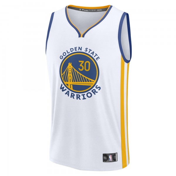 Игровая джерси Stephen Curry Golden State Warriors Youth Fast Break Replica - Association Edition - White