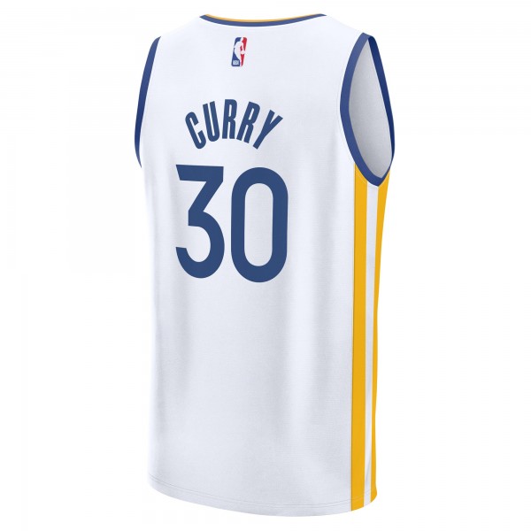 Игровая джерси Stephen Curry Golden State Warriors Youth Fast Break Replica - Association Edition - White