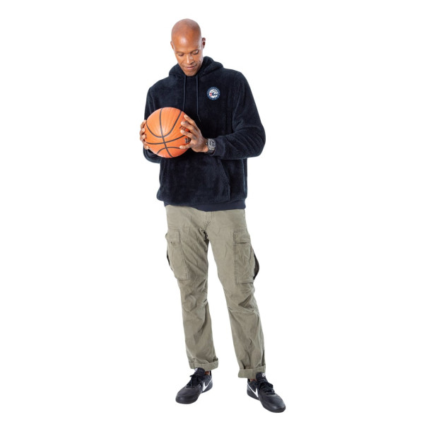 Толстовка Unisex Philadelphia 76ers The Best Hoodie in the World By Jill Martin Black Oversized Lounge