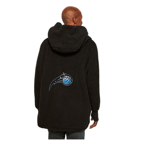 Толстовка Unisex Orlando Magic The Best Lounger in the World By Jill Martin Black Oversized Open-Front Sweater