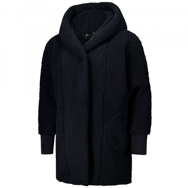 Unisex Detroit Pistons The Best Lounger in the World By Jill Martin Black Oversized Open-Front Hoodie Sweater