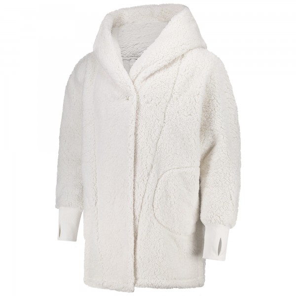 Свитер с капюшоном Unisex Chicago Bulls The Best Lounger in the World By Jill Martin Cream Oversized Open-Front