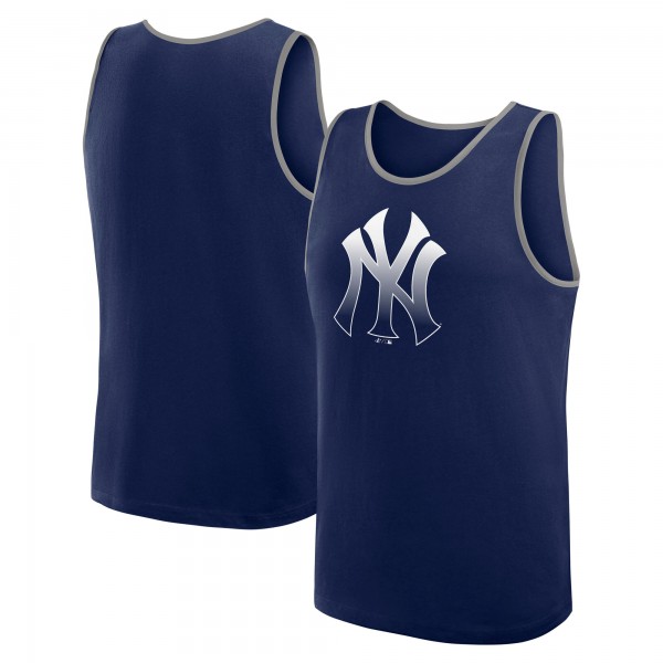 New York Yankees Logo Athletic Navy Unmatched Success Tank Top