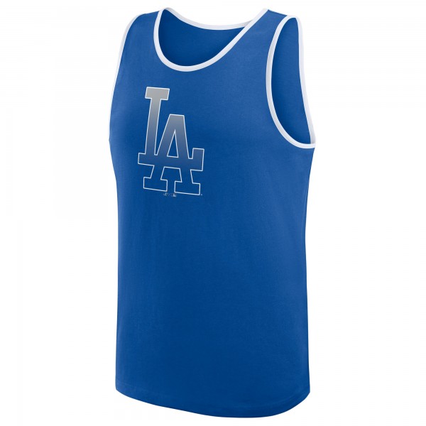 Los Angeles Dodgers Logo Athletic Royal Unmatched Success Tank Top