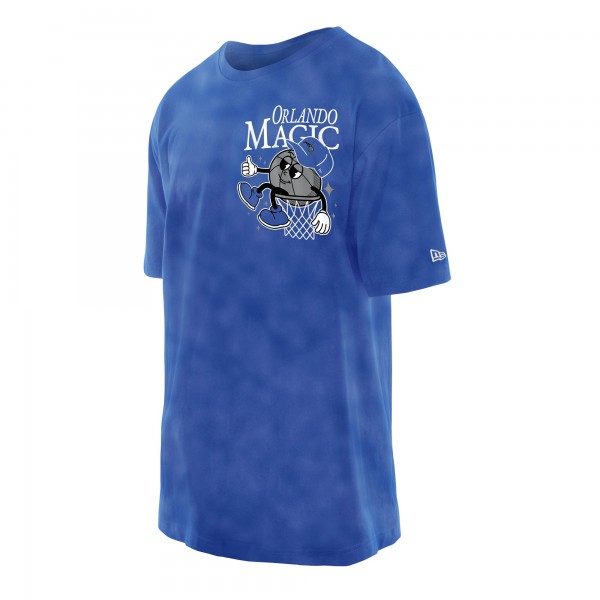 Футболка Orlando Magic New Era Blue Old School Sport Enzyme Wash Oversized