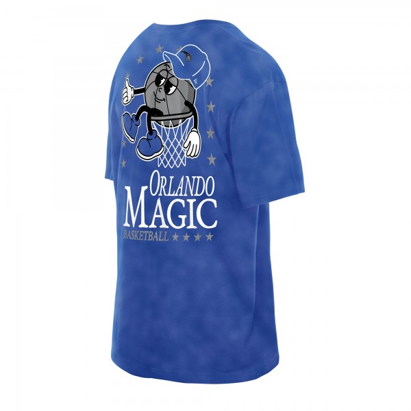 Футболка Orlando Magic New Era Blue Old School Sport Enzyme Wash Oversized