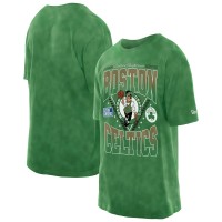 Boston Celtics New Era Kelly Green Boxy Old School Sport Vintage Wash T-Shirt