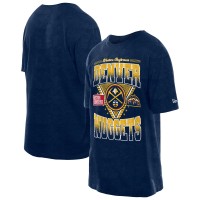 Футболка Denver Nuggets New Era Navy Old School Sport Vintage Wash